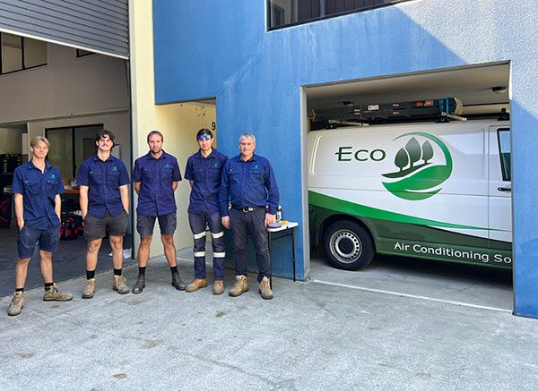 Eco Air technicians on the Gold Coast